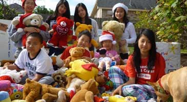 collecting for kids in disasters