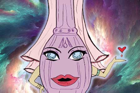 Intergalactic messenger Bellarose Regndropa