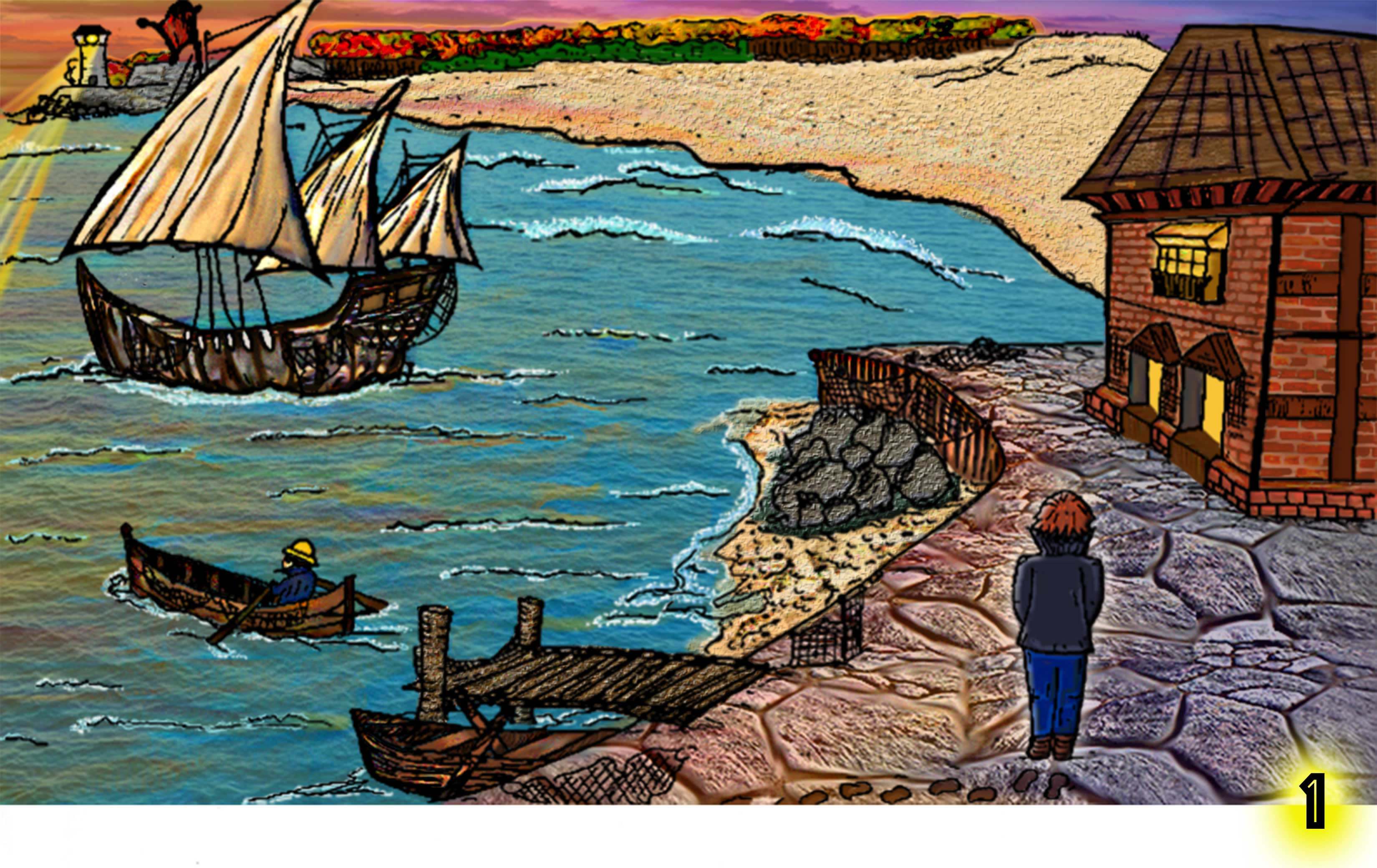 page 1 Jacob walking hope from seaport village