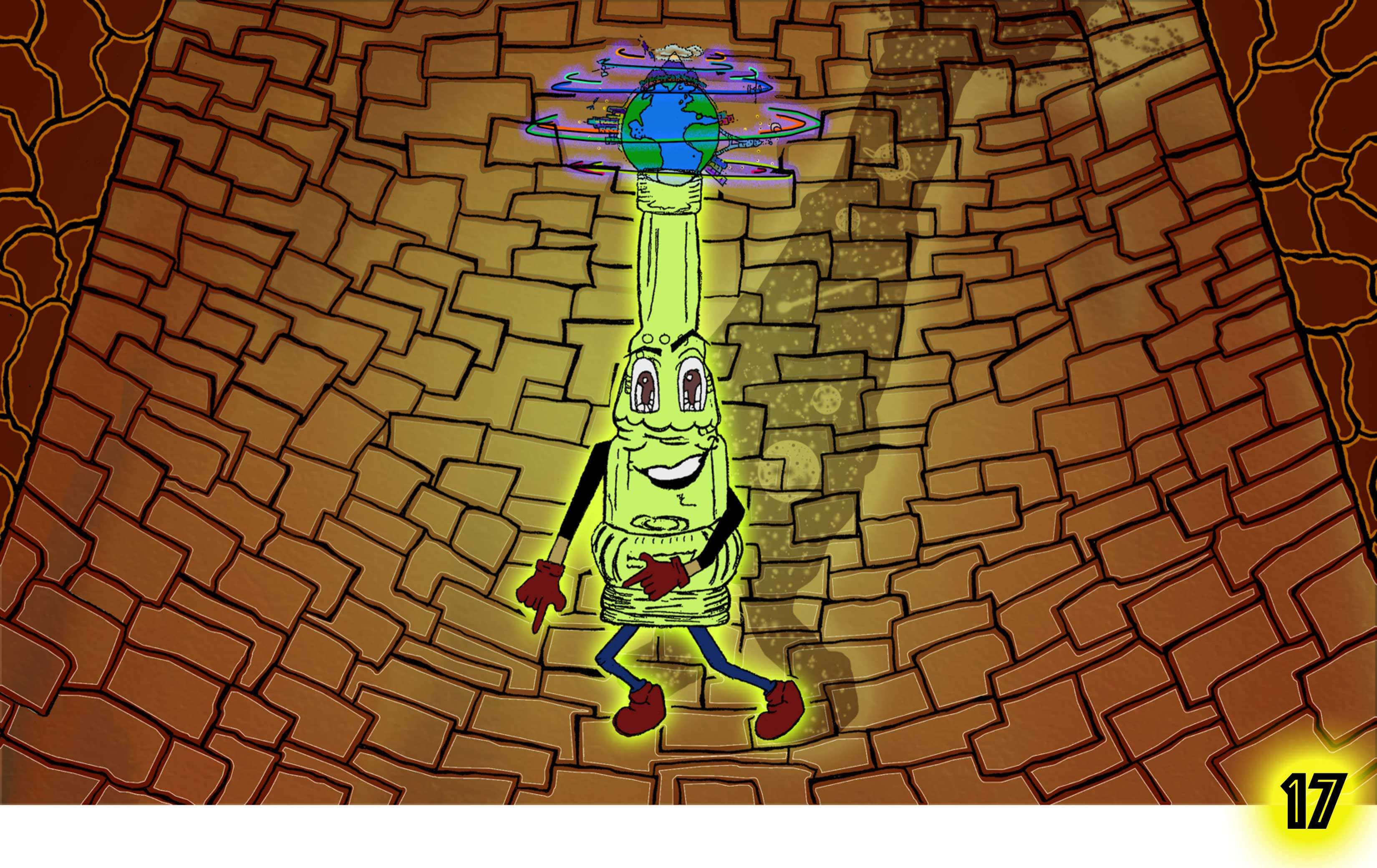 tobias approached the vendor doing a jiggy dance