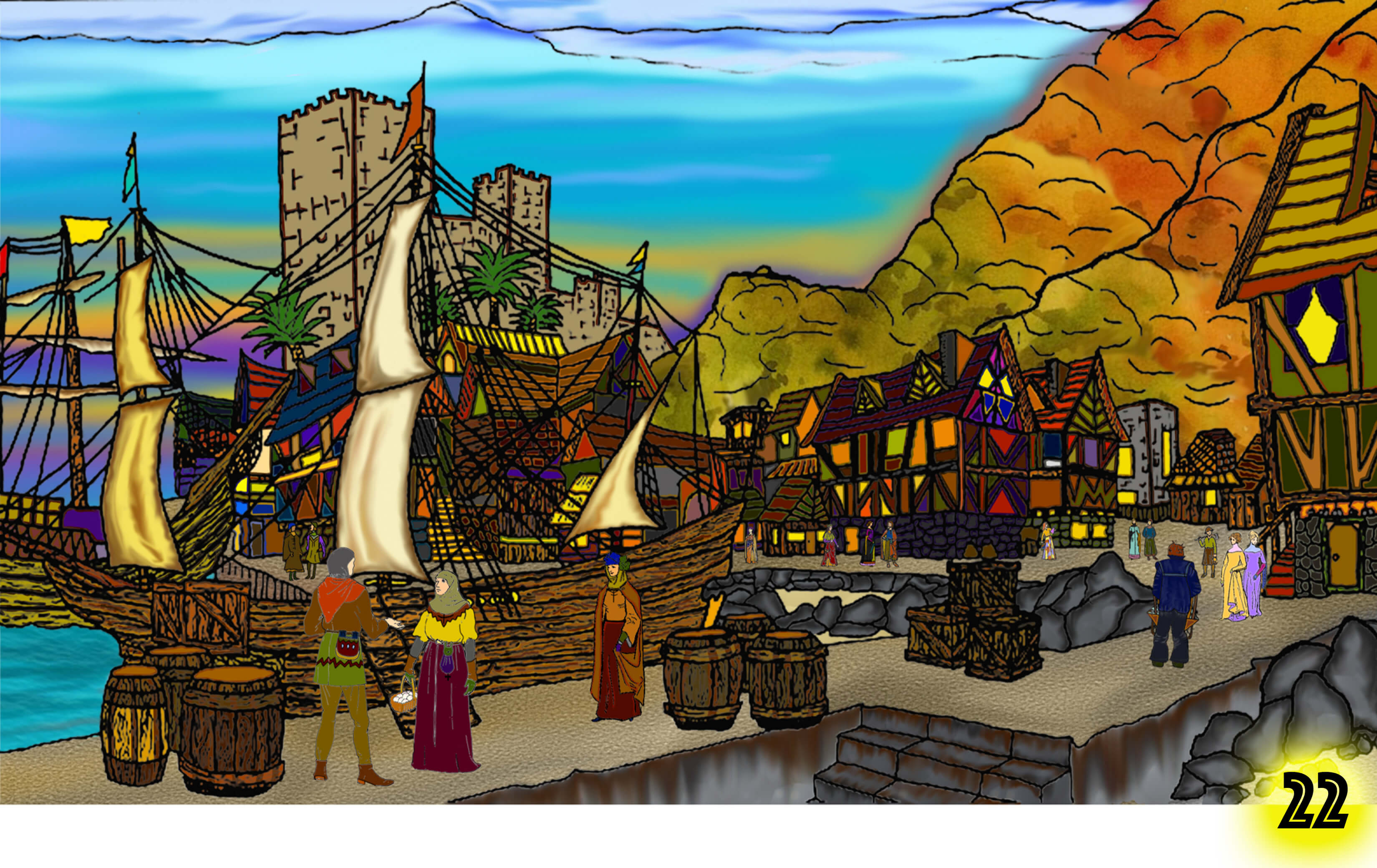 the seaport ben tryied to find work