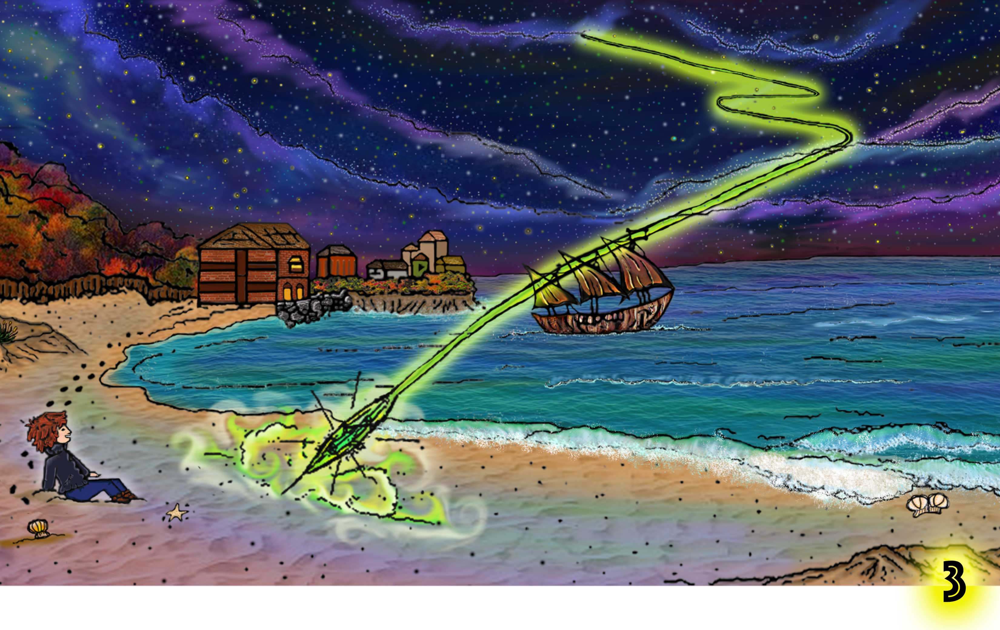 A shooting start approaches jacob